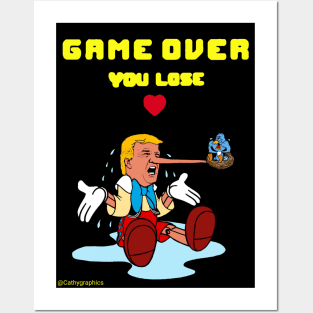 Game over Posters and Art